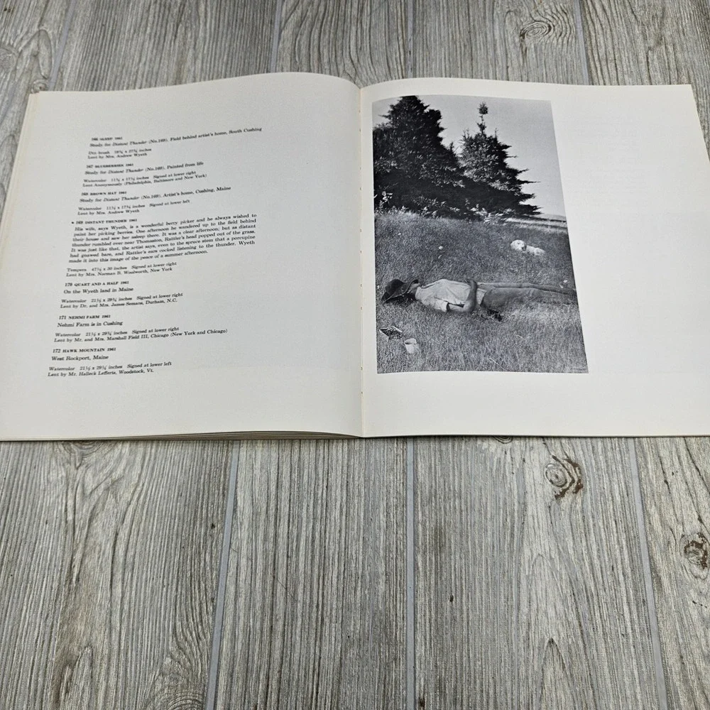 Andrew Wyeth 1966 Exhibition Catalog Abercrombie & Fitch PAFA Vintage‎ Art Book